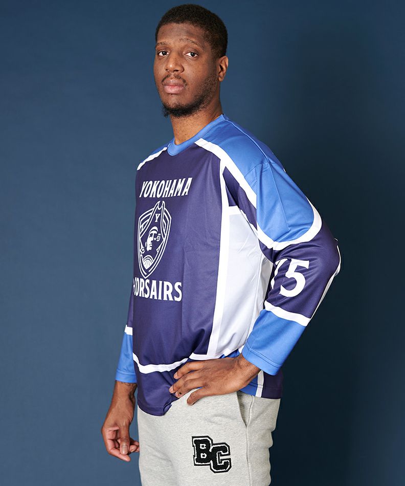 SALE】ホッケーシャツ(青袖) | YOKOHAMA B-CORSAIRS OFFICIAL SHOP